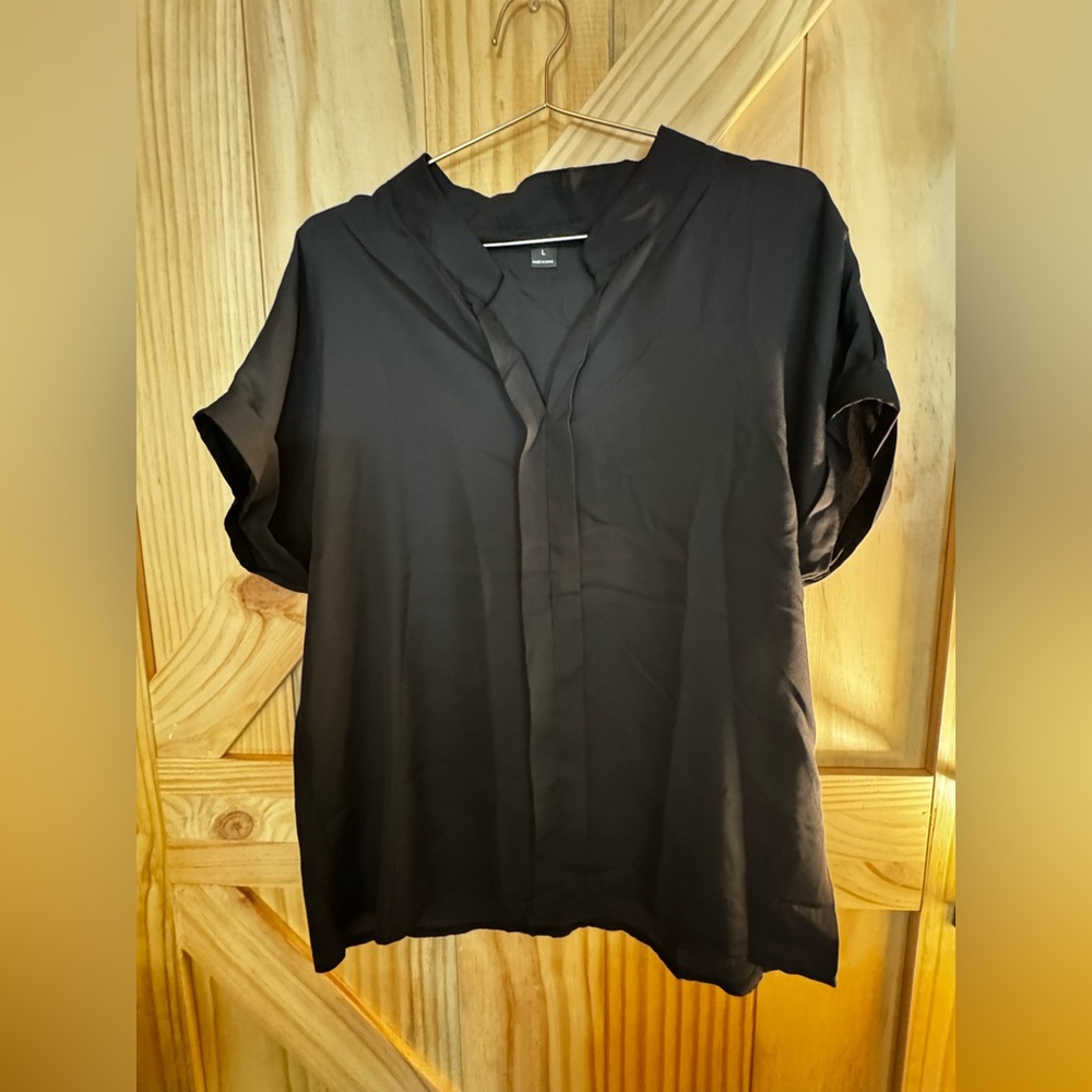 SHEIN women’s black dress shirt